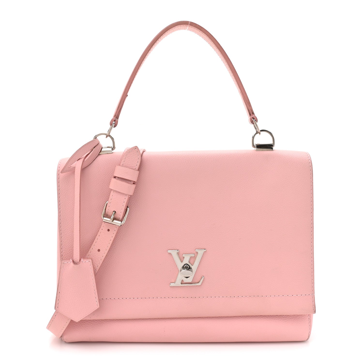 Louis Vuitton Soft Calfskin Lockme II Top Handle Rose Ballerine 1 of 13