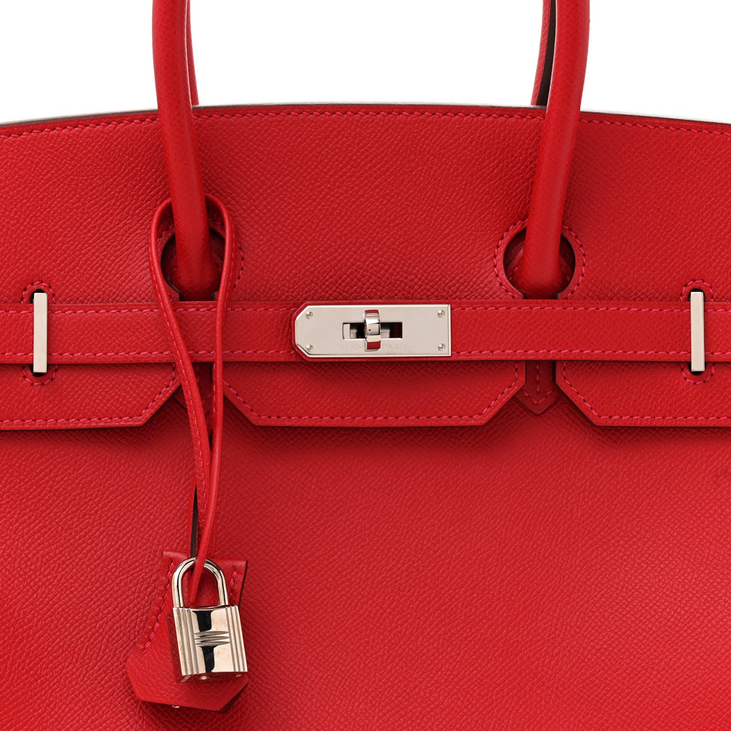 Hermes Epsom Birkin 35 Rouge Casaque 8 of 12