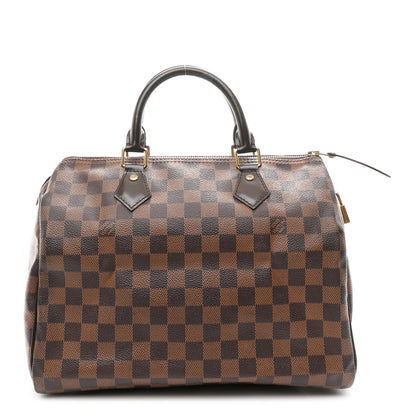 Louis Vuitton Damier Ebene Speedy 30 1 of 9