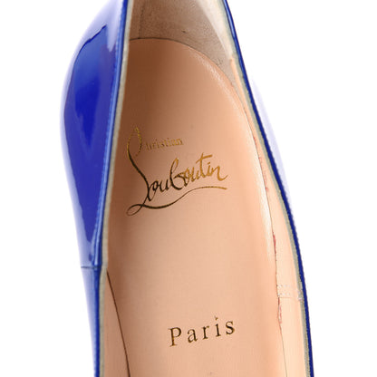 Christian Louboutin Patent So Kate 120 Pumps 37 Atlantic 8 of 10