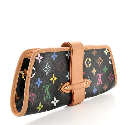 Louis Vuitton Monogram Multicolor Shirley Black 3 of 10