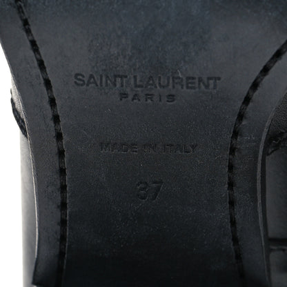 Saint Laurent Calfskin Kate 60 Western Knee High Boots 37 Black 7 of 7
