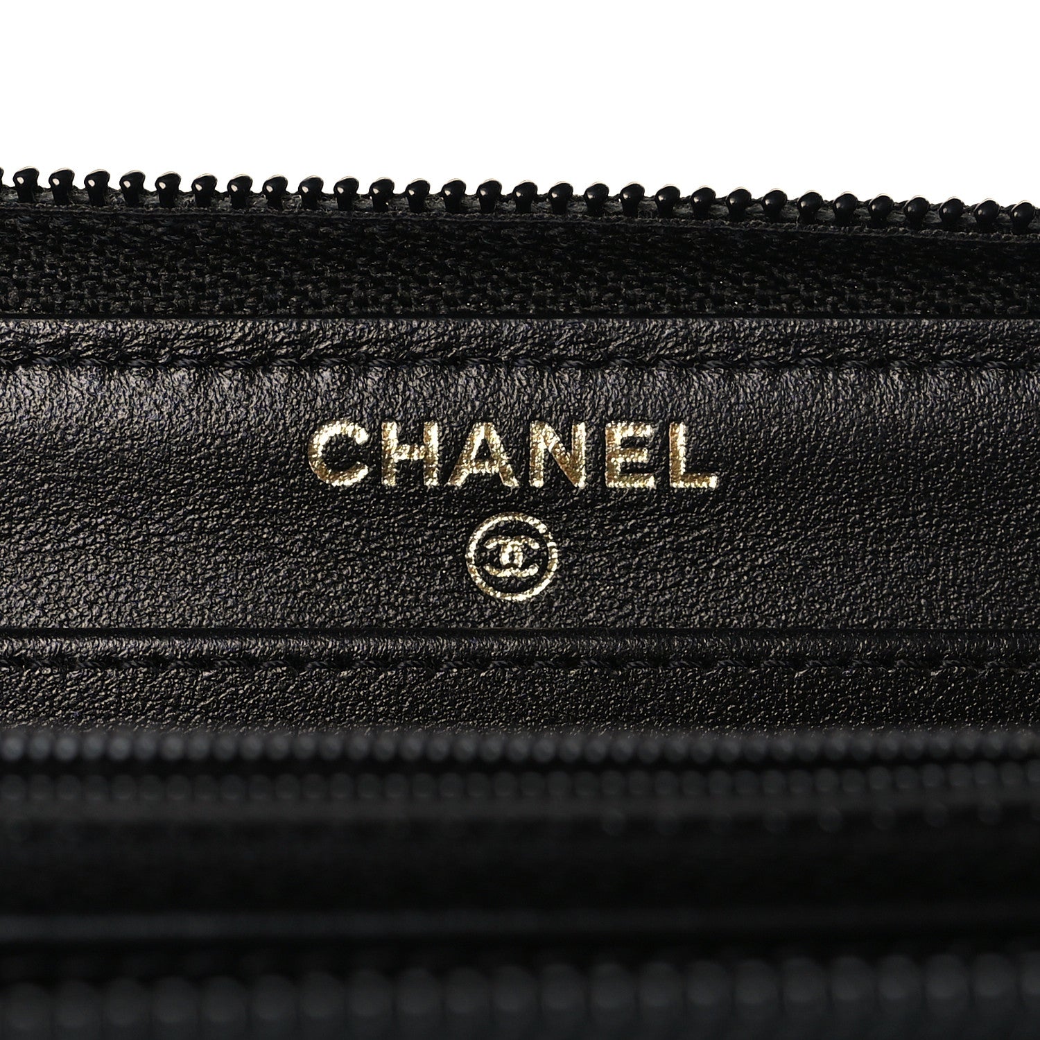 Chanel Caviar Quilted Boy Long Zip Around Wallet Black 6 of 8