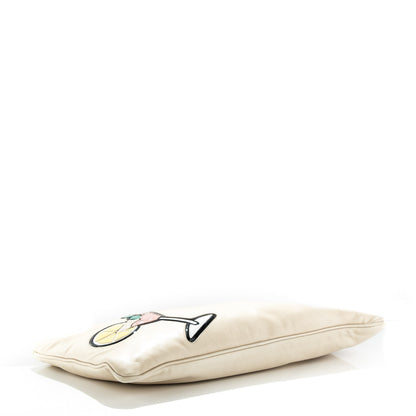 Prada Nappa Martini Zip Clutch Cera 4 of 10