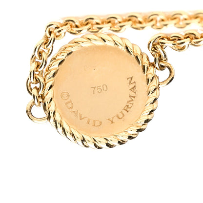 David Yurman 18K Yellow Gold Pink Yellow Sapphire Tsavorite Collectibles Rainbow Bracelet 3 of 3