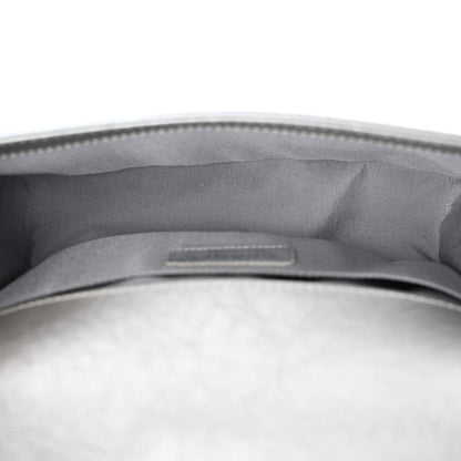 Chanel Metallic Aged Calfskin Quilted Medium Top Handle Boy Flap Silver 5 of 11