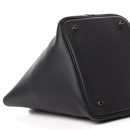 Hermes Taurillon Clemence Picotin Lock 22 MM Black 6 of 11