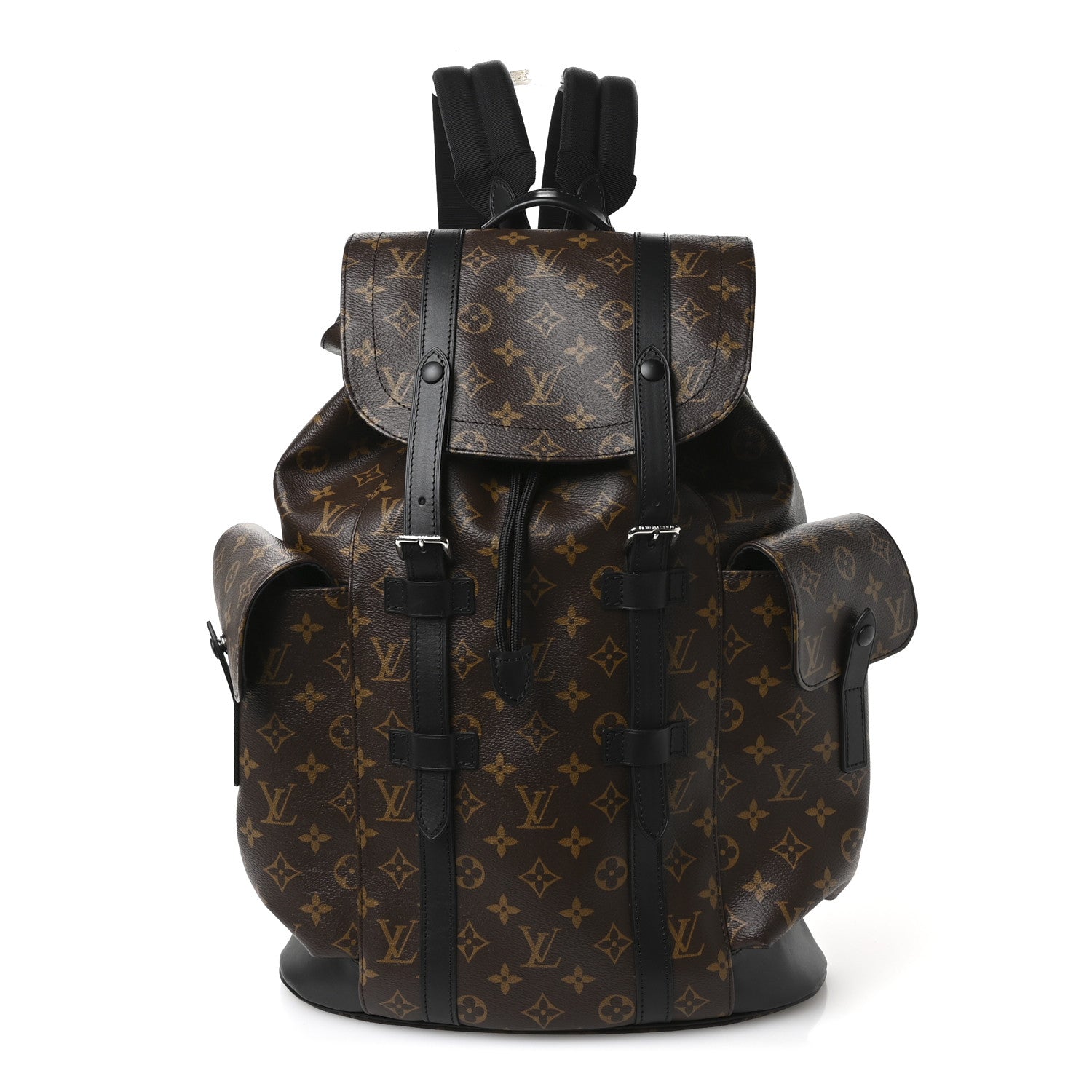 Louis Vuitton Monogram Macassar Christopher MM Backpack 2 of 19