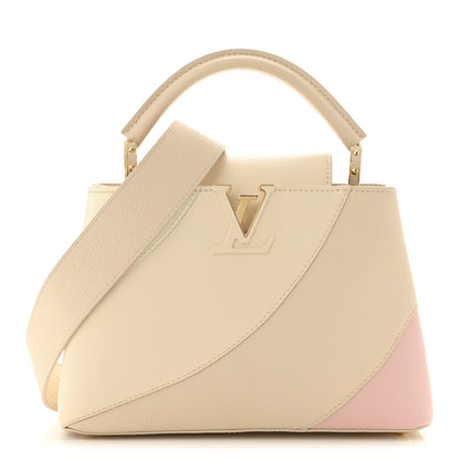 Louis Vuitton Taurillon Gelato Capucines BB Tonal Vanilla Beige 1 of 11