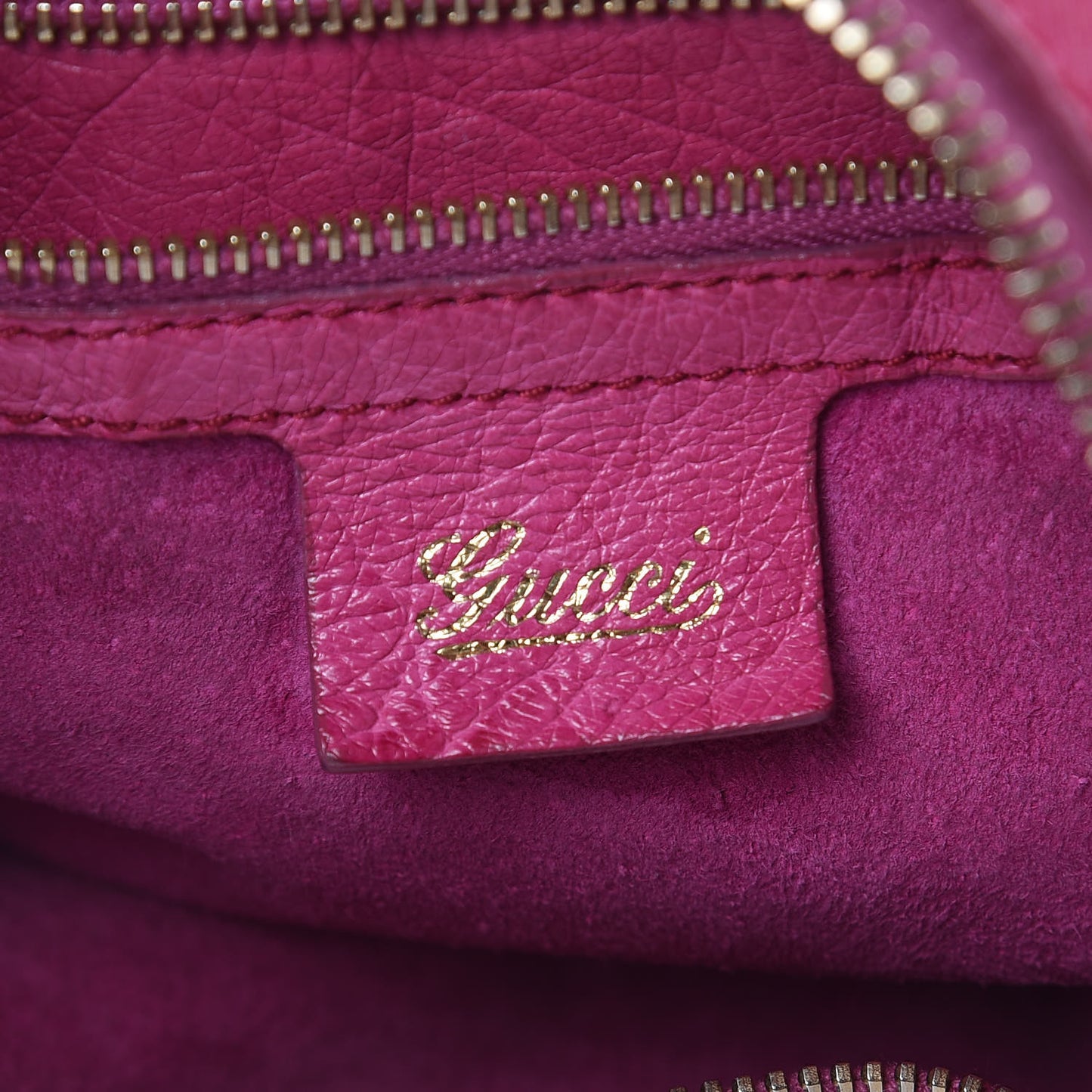 Ostrich Bamboo Ring Half Moon Hobo Pink
