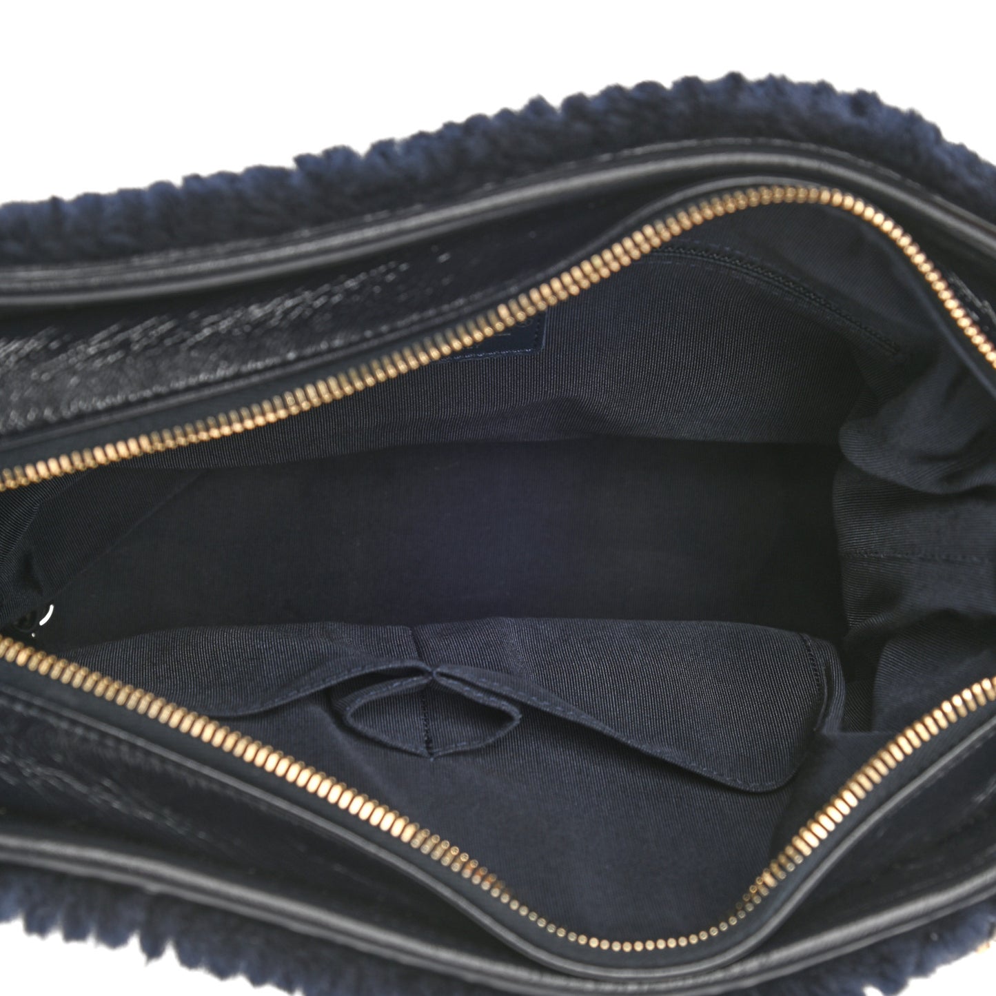 Shearling Medium Gabrielle Hobo Navy