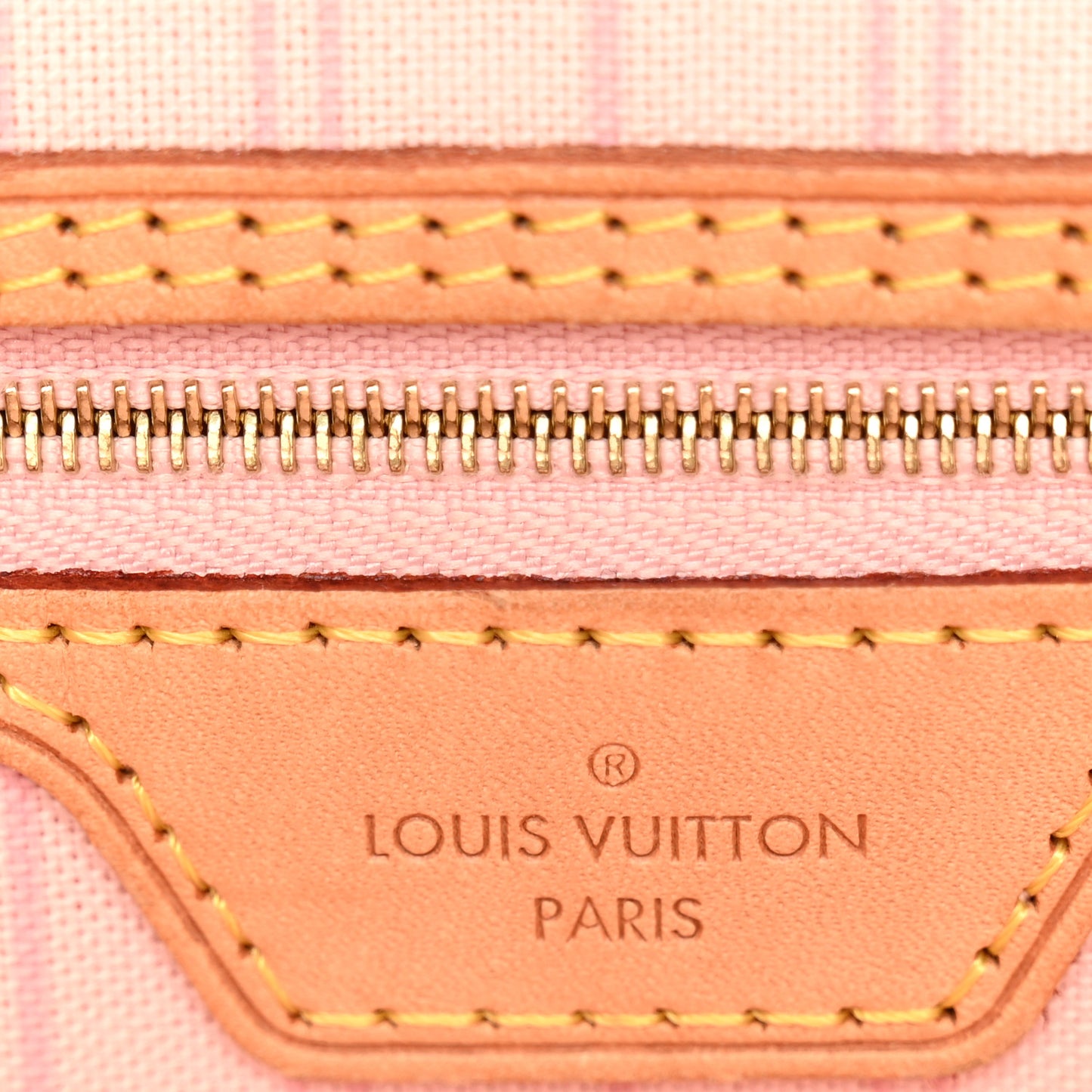Damier Azur Neo Neverfull MM Rose Ballerine