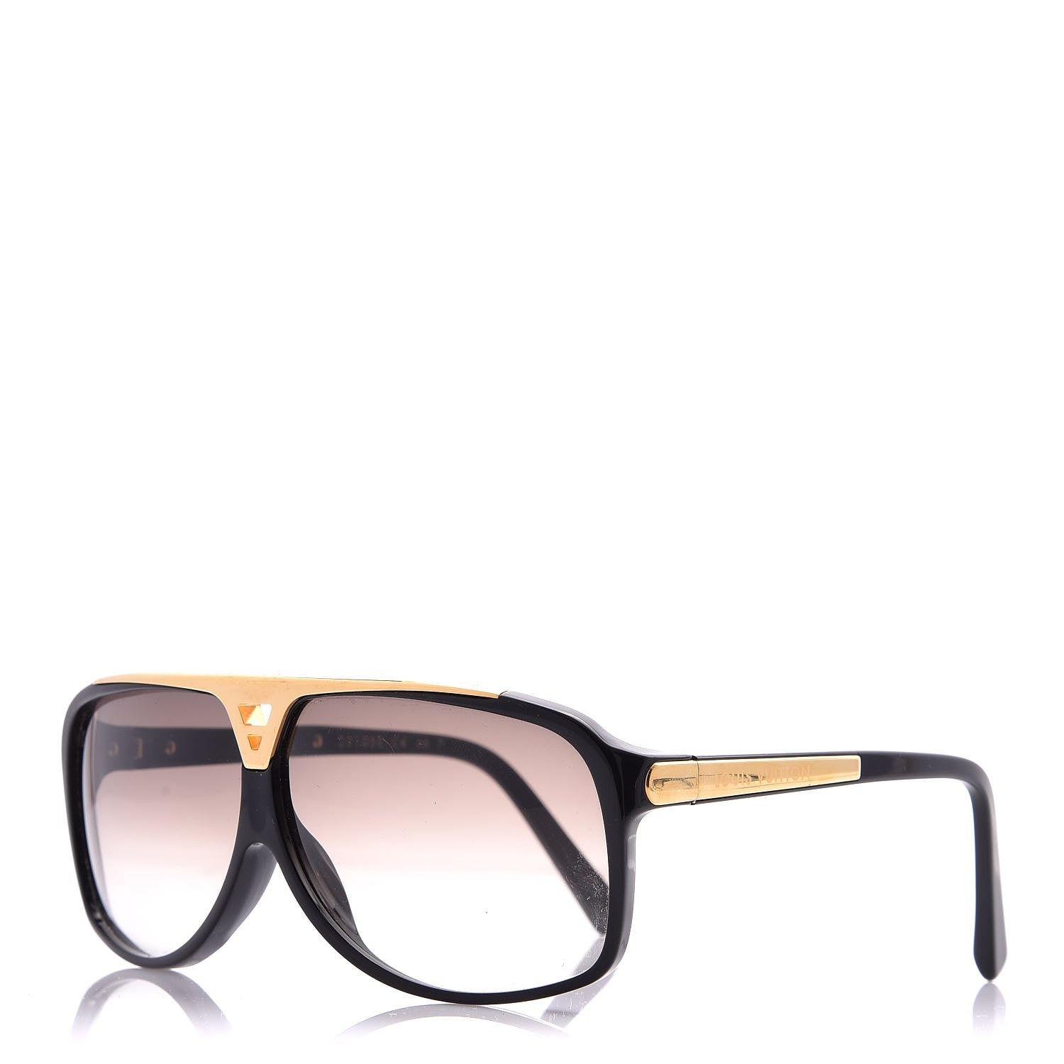 Louis Vuitton Acetate Evidence Sunglasses Z0105E Black 1 of 7