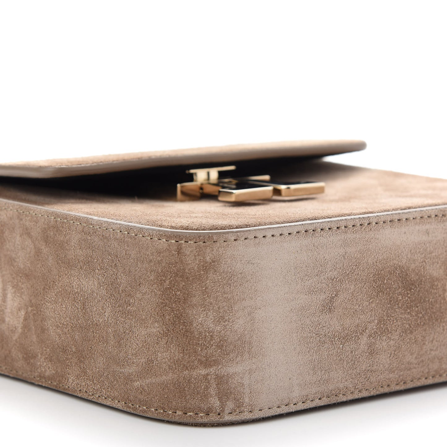 Suede JL Carnet Crossbody Mocha