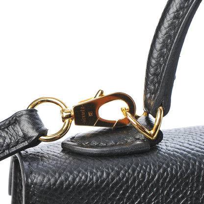 Hermes Epsom Mini Kelly Sellier 20 Black 25 of 29