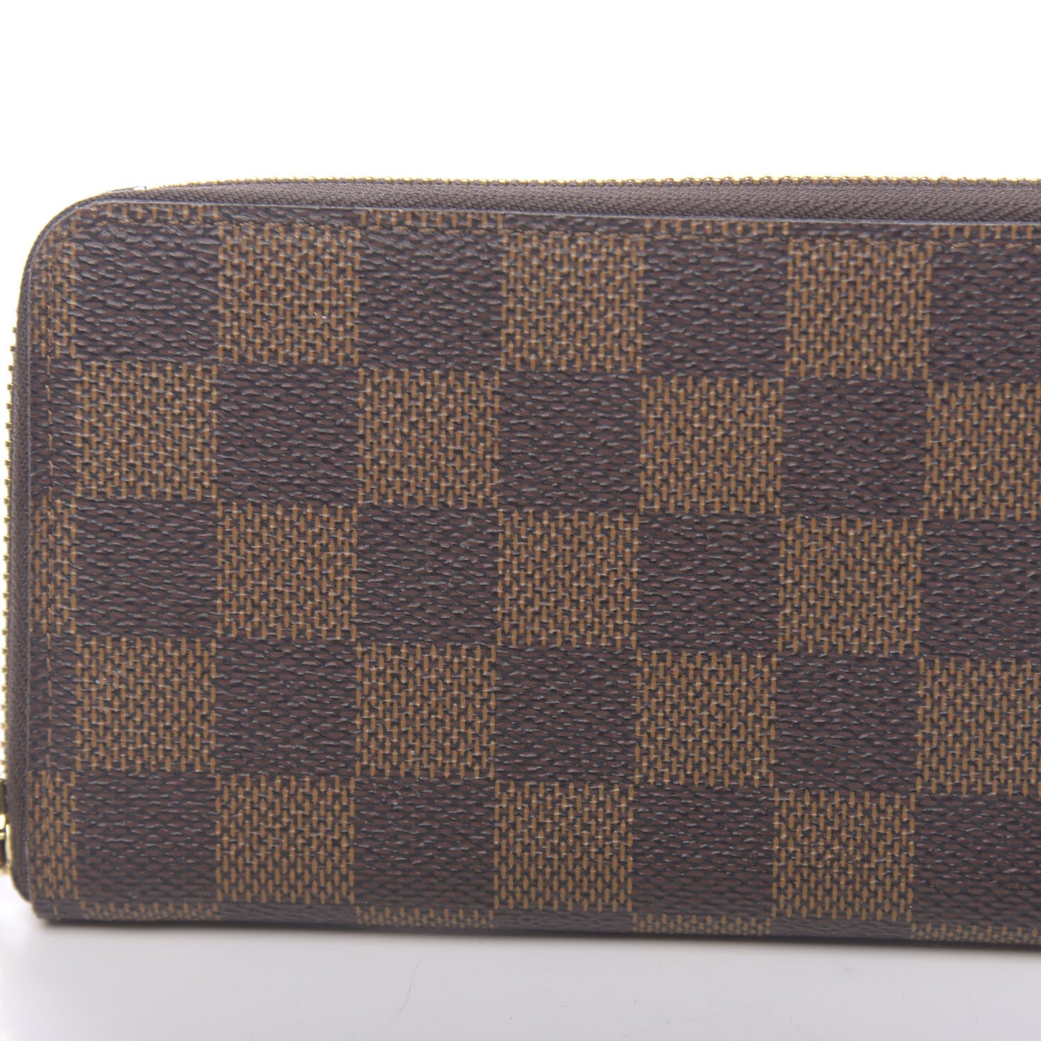 Louis Vuitton Damier Ebene Clemence Wallet Rose Ballerine 7 of 8