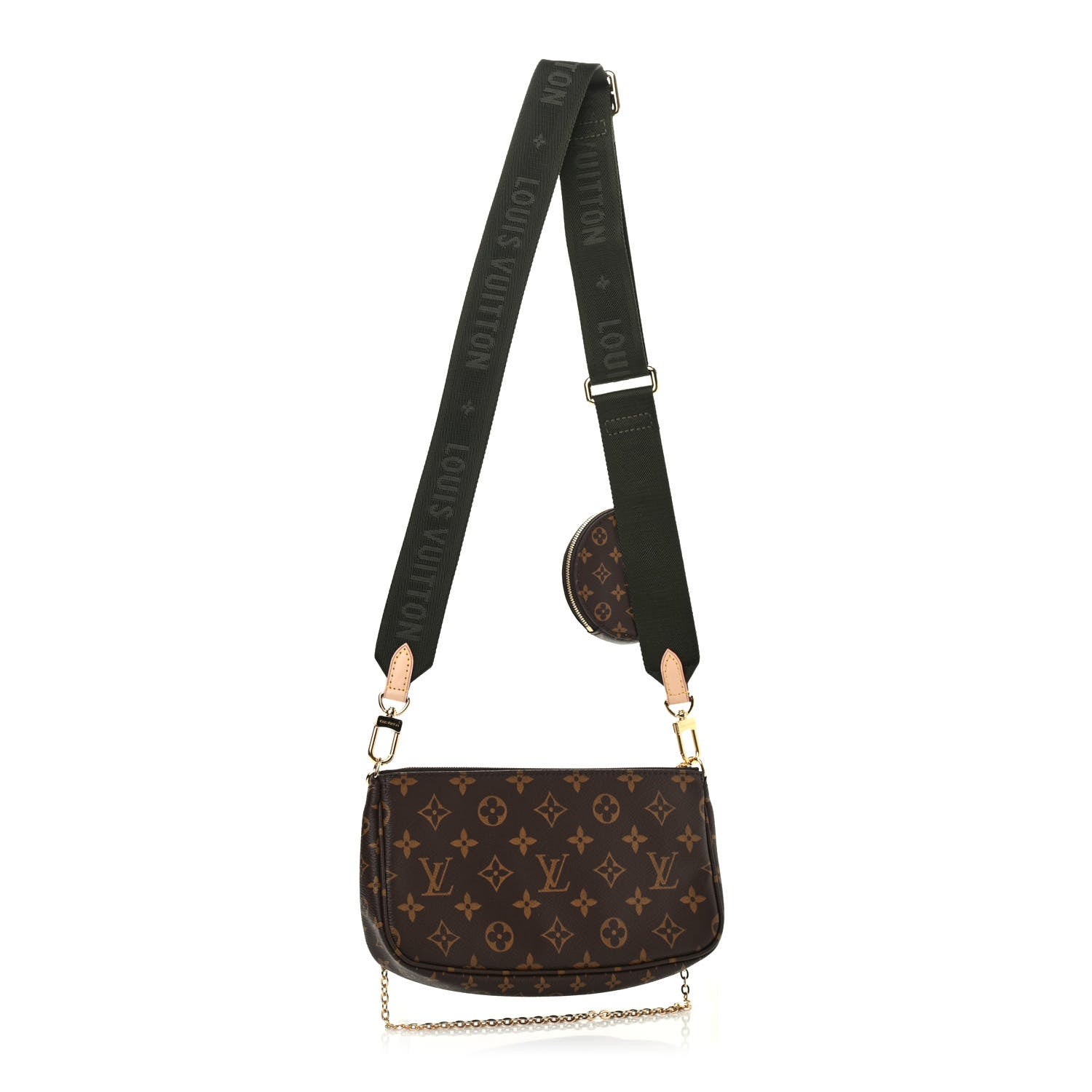 Louis Vuitton Monogram Multi Pochette Accessories Kaki 3 of 9