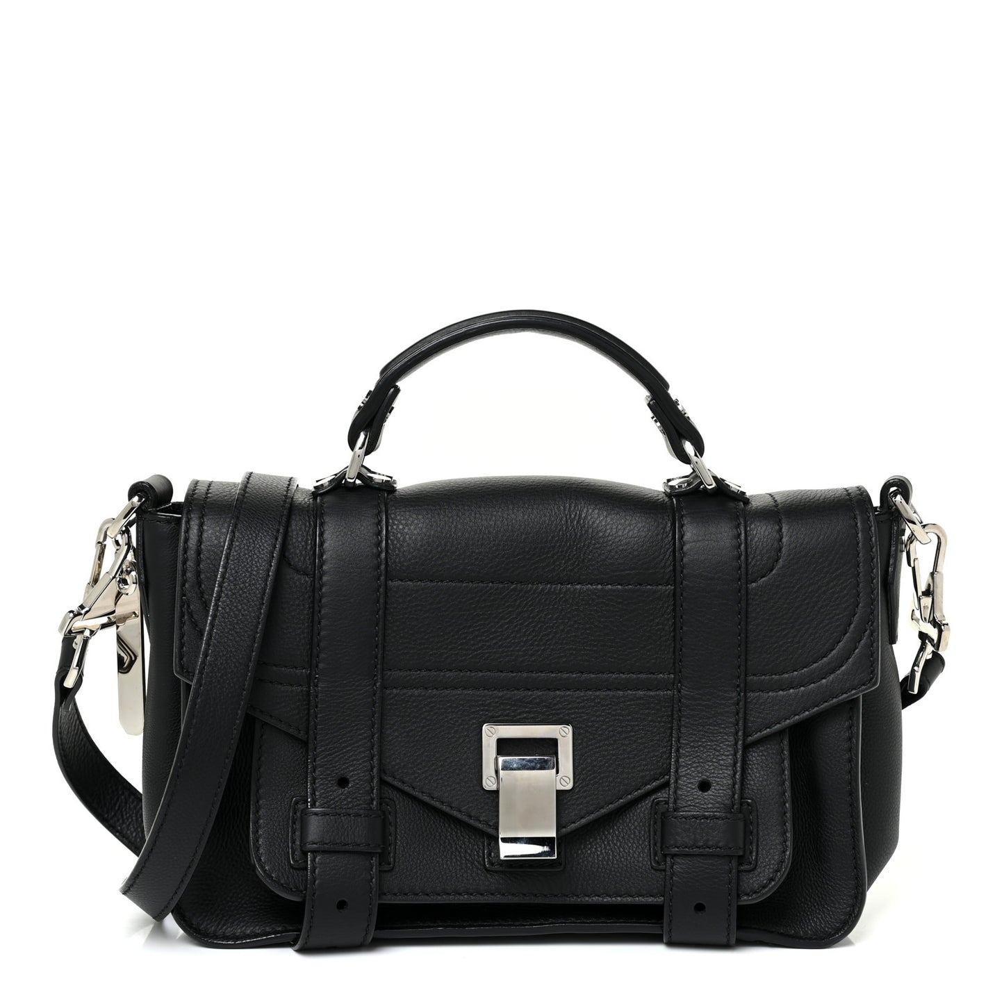 Lambskin Tiny PS1 Satchel Black