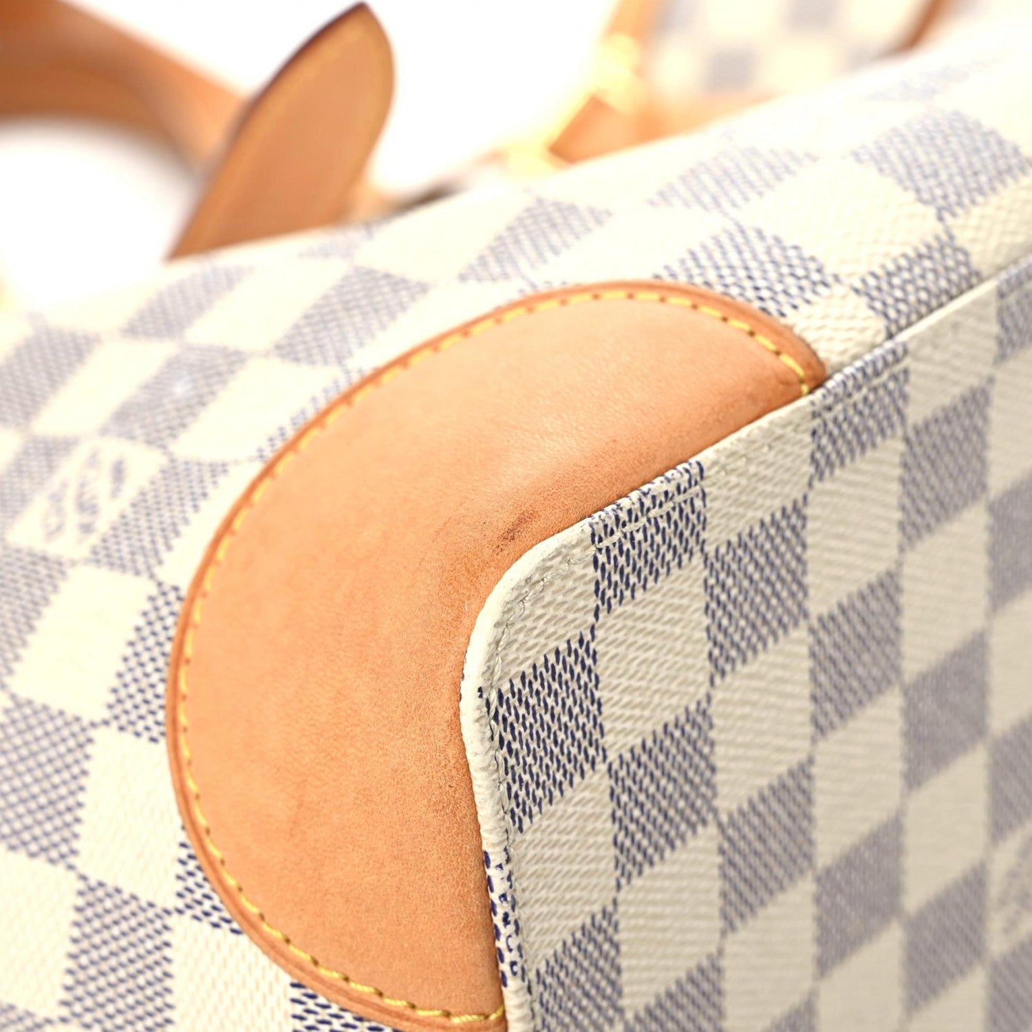 Louis Vuitton Damier Azur Hampstead MM 13 of 25