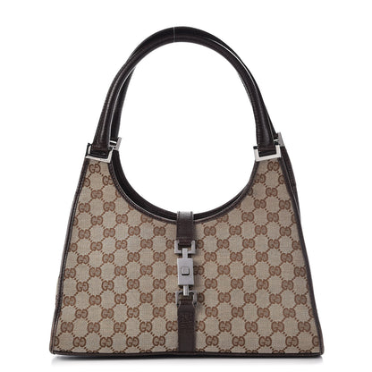 Gucci Monogram Small Bardot Brown 1 of 15