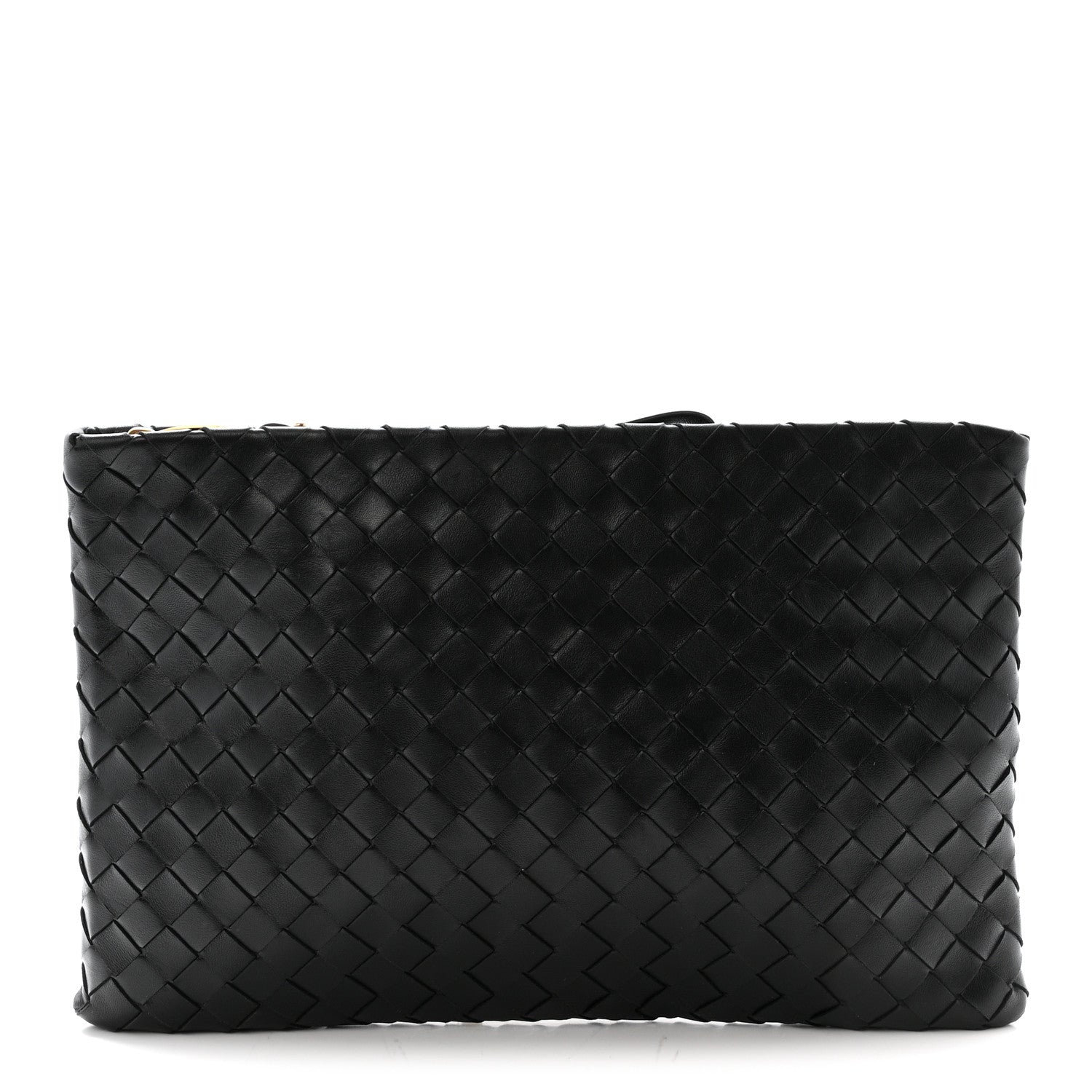 Bottega Veneta Nappa Intrecciato Large Flat Pouch Black 1 of 6