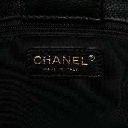 Chanel Calfskin Cerf Executive Shopper Tote Black 6 of 12