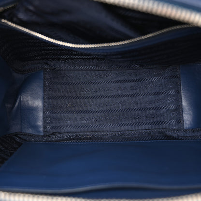 Prada Soft Calfskin Impunture Diagramme Camera Bag Bluette 5 of 11