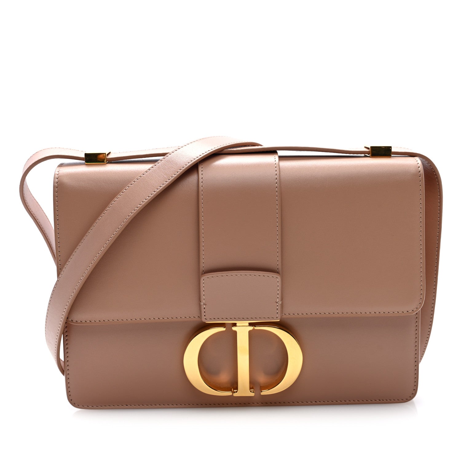 Christian Dior Box Calfskin 30 Montaigne Flap Bag Rose Des Vents 1 of 9