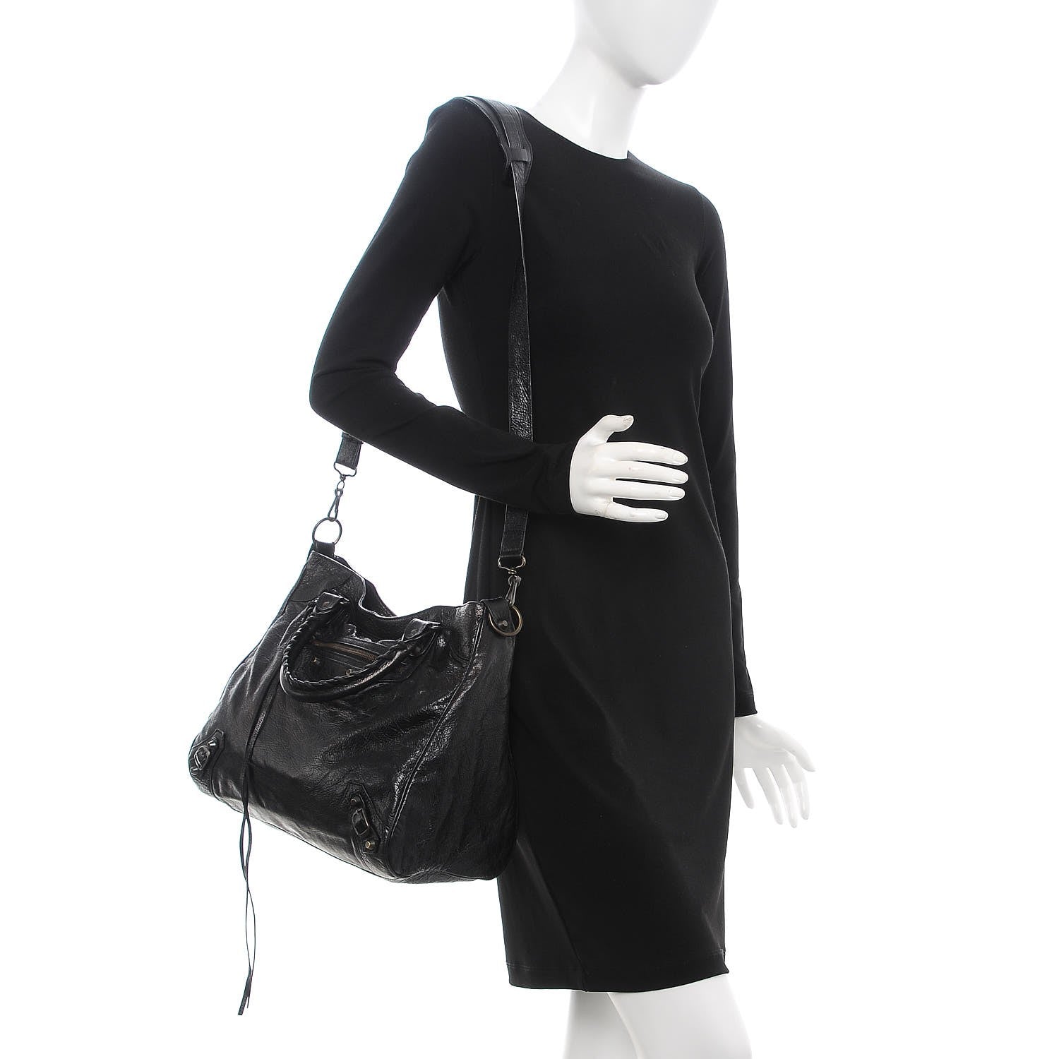 Balenciaga Agneau Classic Hardware Velo Black 2 of 12