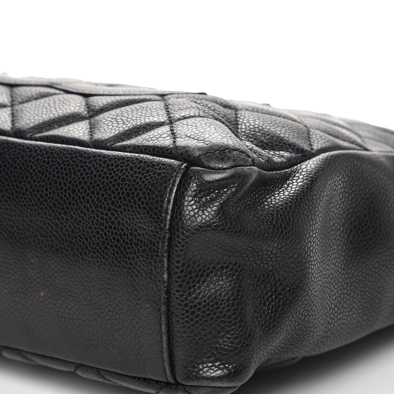 Chanel Caviar Quilted Petit Shopping Tote PST Black 11 of 12