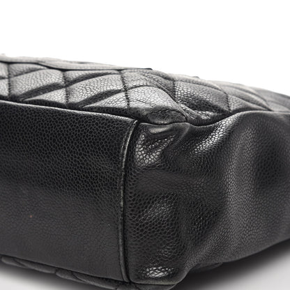 Chanel Caviar Quilted Petit Shopping Tote PST Black 11 of 12