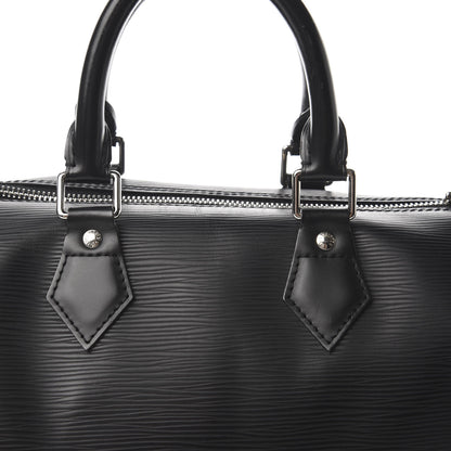 Louis Vuitton Epi Speedy 25 Black 9 of 9