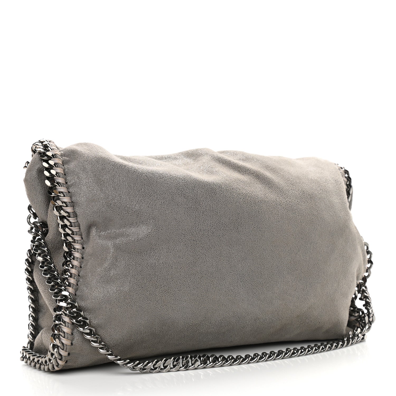 Stella McCartney Shaggy Deer Falabella Fold Over Tote Grey 3 of 11
