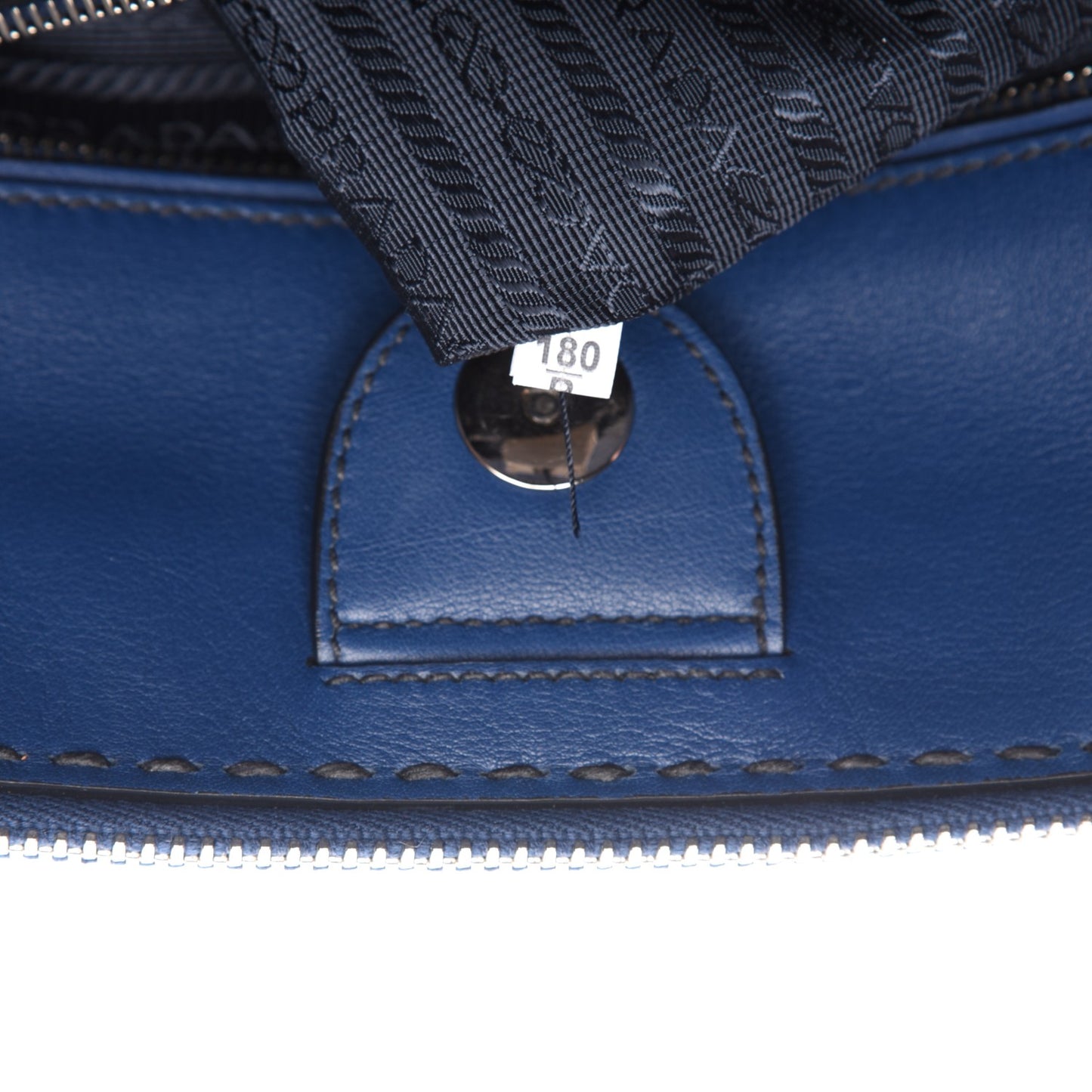 City Calf Small Hand Stitched Galleria Double Zip Tote Bleuette