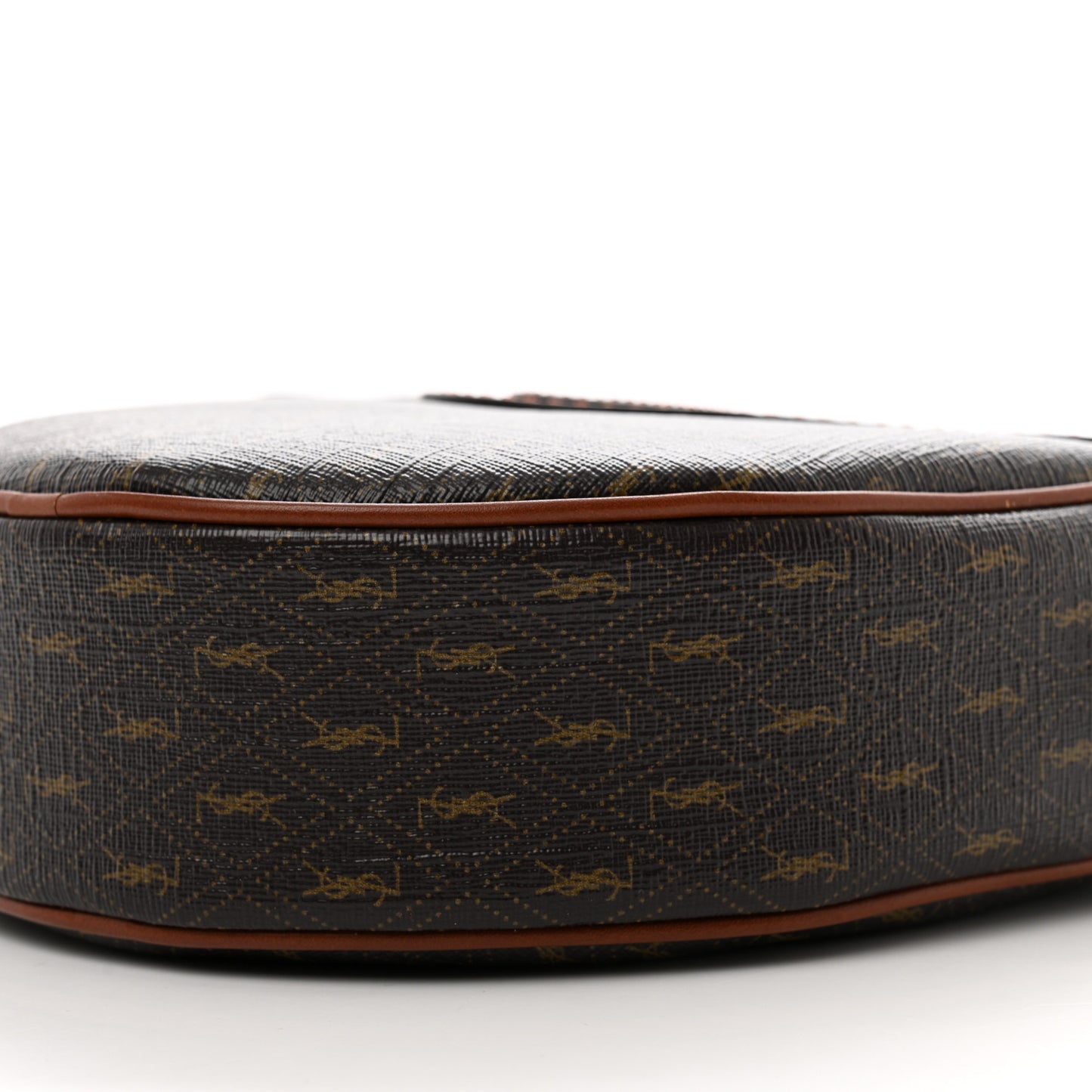 Canvas Smooth Calfskin Le Monogramme Coeur Crossbody Chestnut