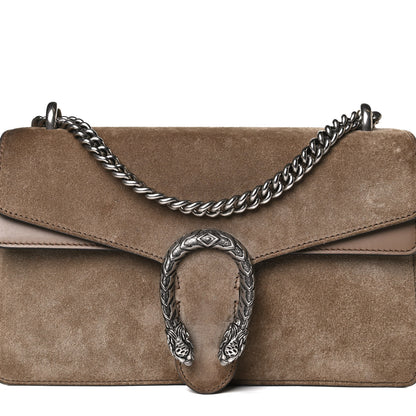 Gucci Suede Small Dionysus Shoulder Bag Taupe 5 of 17