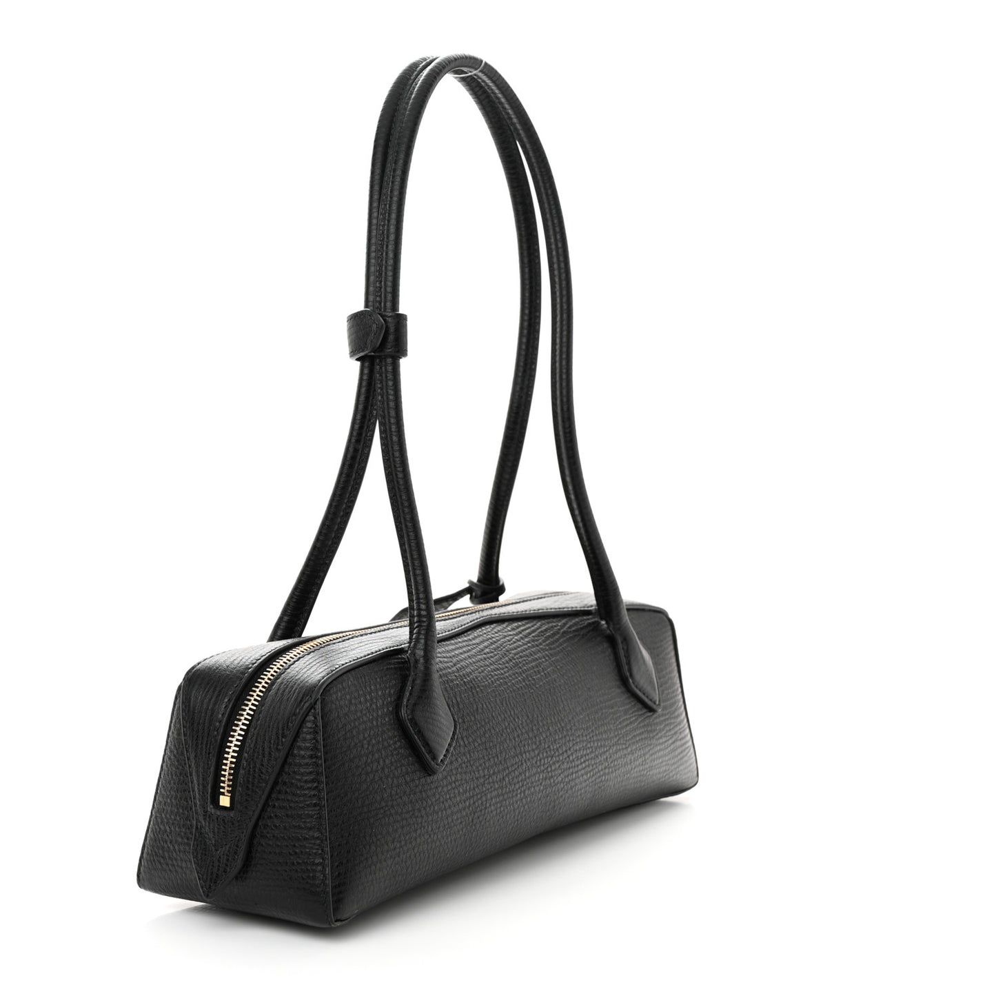Goatskin Medium Le Teckel Bag Black