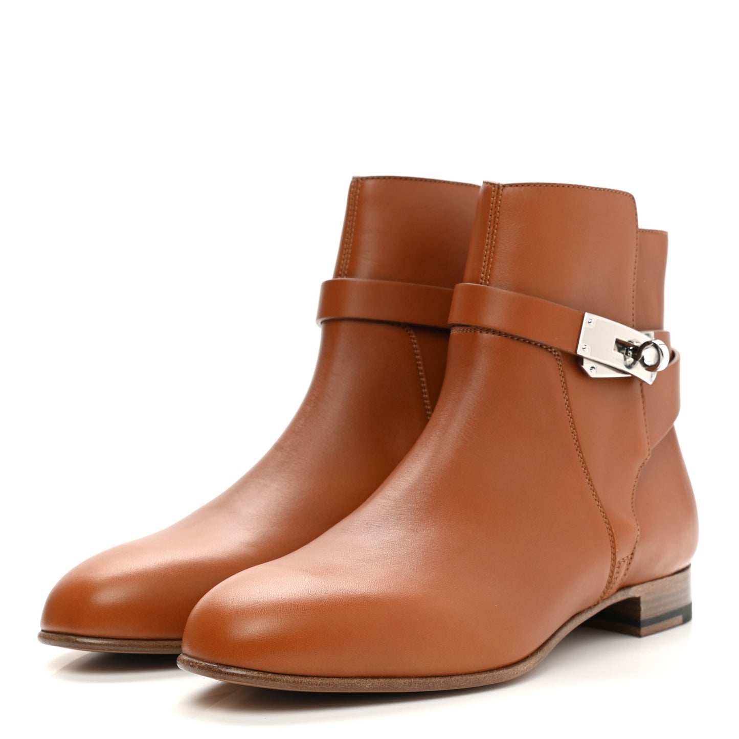 Calfskin Neo Low Boots 37.5 Natural