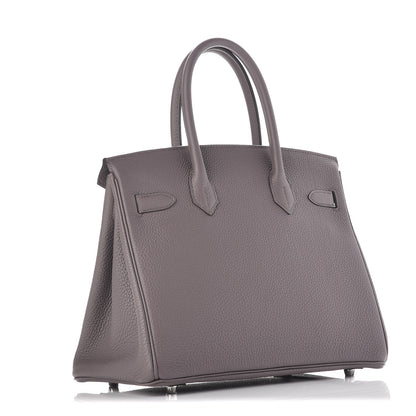 Hermes Togo Birkin 30 Etain 4 of 31