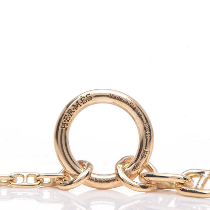 Hermes 18K Yellow Gold Diamond Chaine d'Ancre Enchainee Bracelet XS 4 of 4