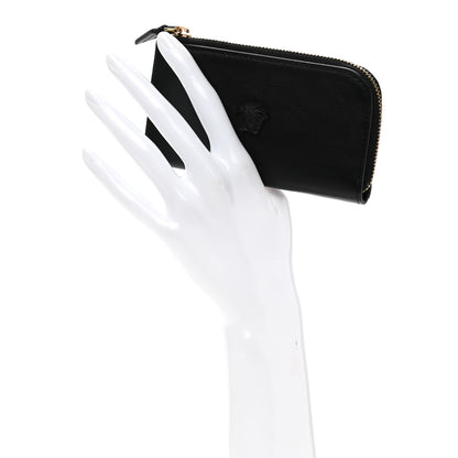 Versace Nappa La Medusa Zip Pouch Card Holder Black 2 of 7