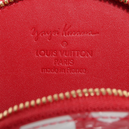 Louis Vuitton Vernis Kusama Infinity Dots Chapeau Coin Purse Red 6 of 8