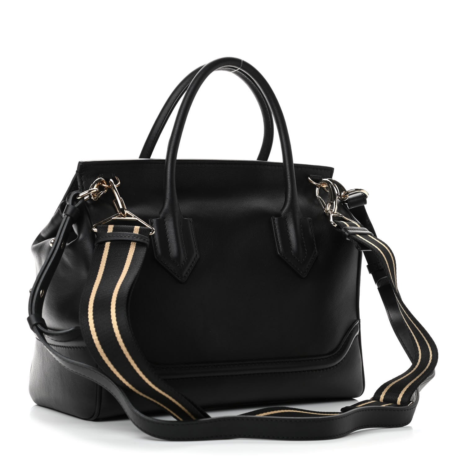 Versace Calfskin Medium Palazzo Empire Bag Black 2 of 6