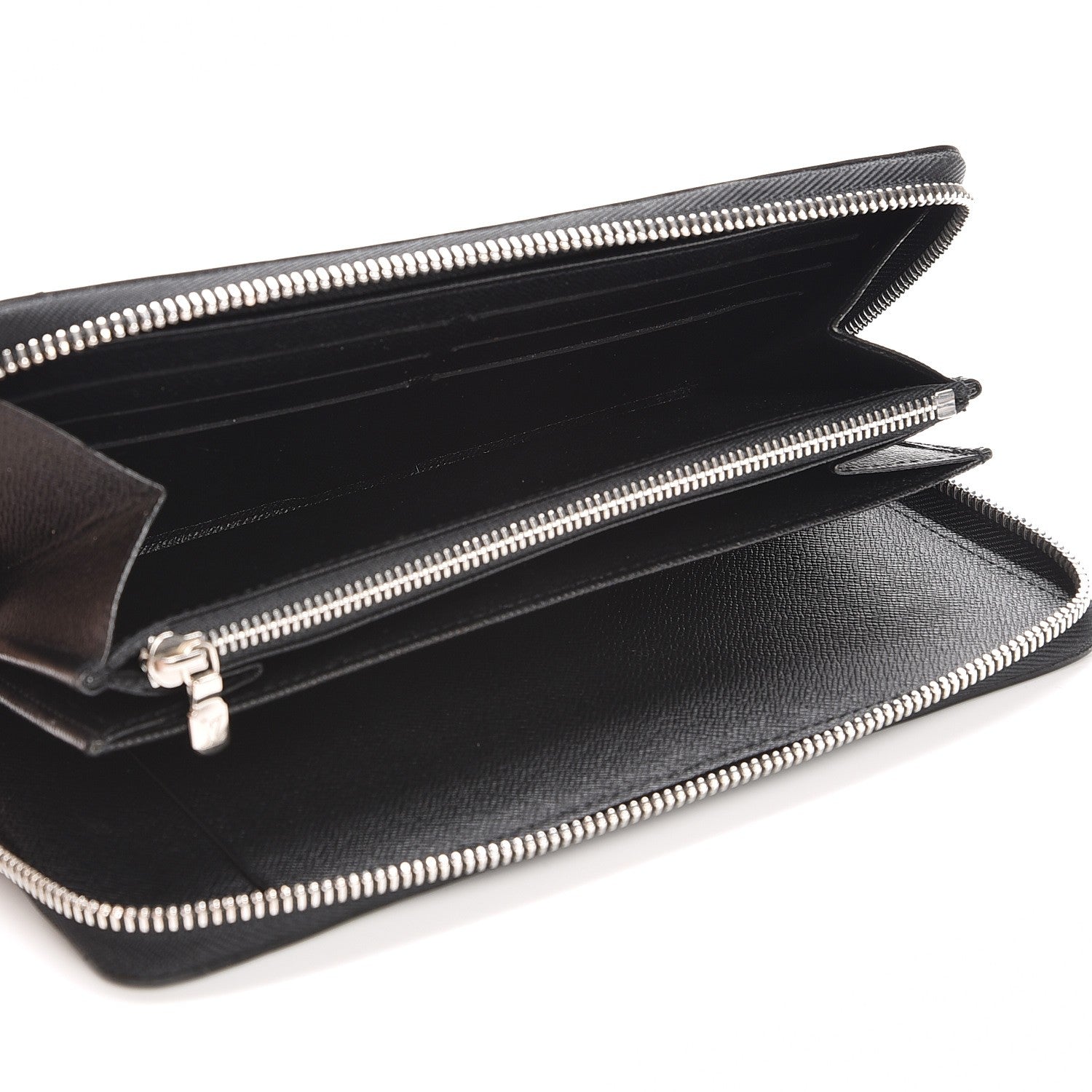 Louis Vuitton Epi Zippy Organizer Wallet Black 5 of 6