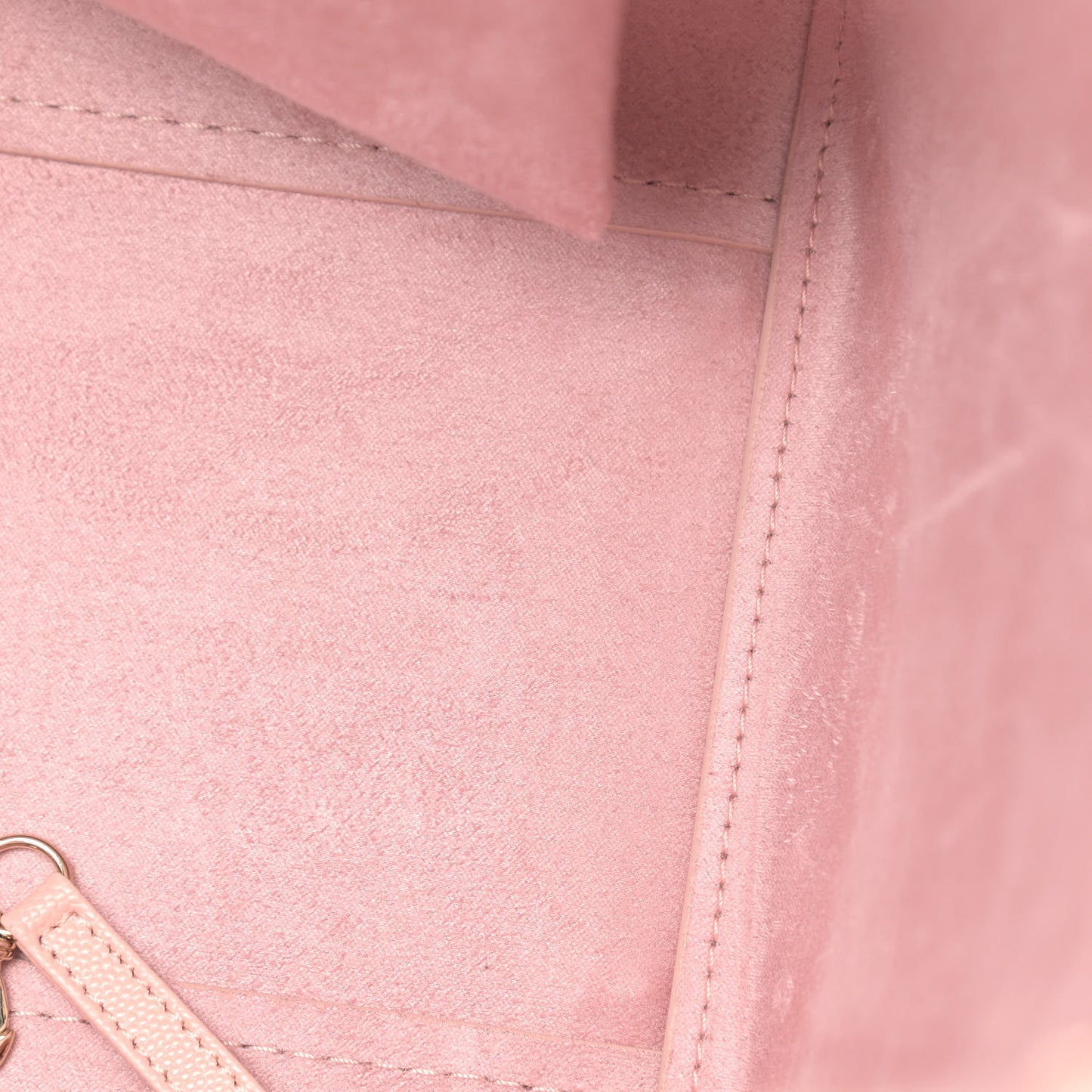 Caviar Small Studded Deauville Tote Light Pink