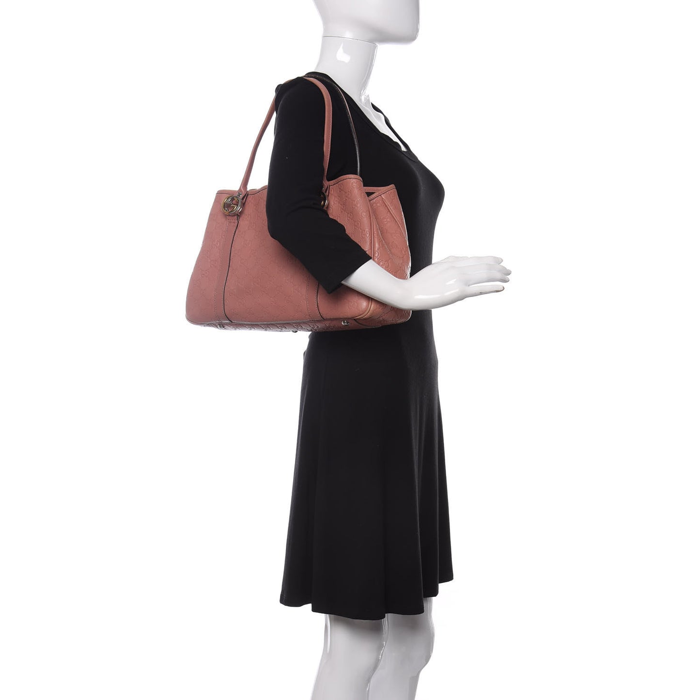 Guccissima Medium GG Twins Tote Pink