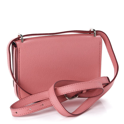 Burberry Goatskin Mini D-Ring Bag Bright Coral Pink 3 of 11