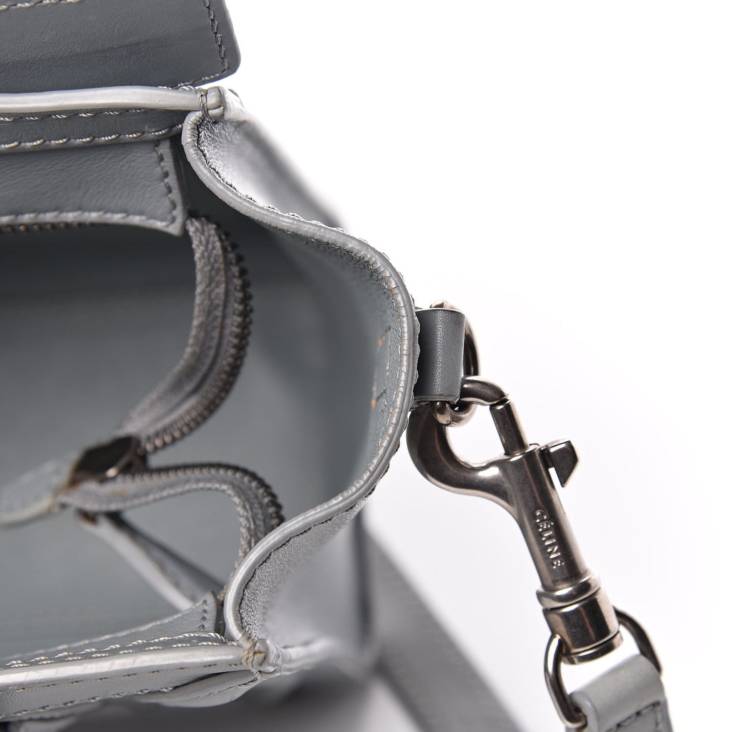 Smooth Calfskin Nano Luggage Sky