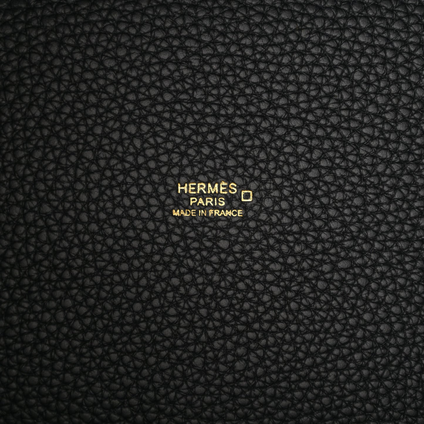 Taurillon Clemence Matte Alligator Picotin Lock Touch 18 PM Black