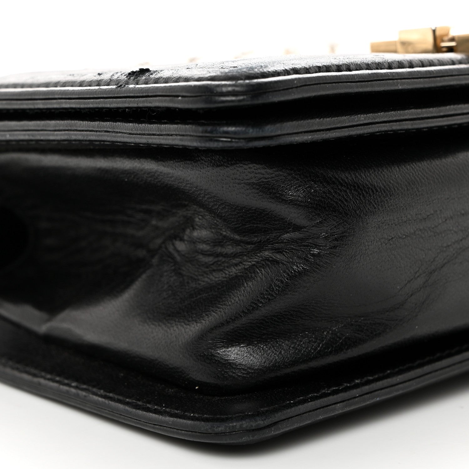 Chanel Lambskin Tile Embroidered Small Brasserie Mosaic Boy Flap Black Multicolor 9 of 10